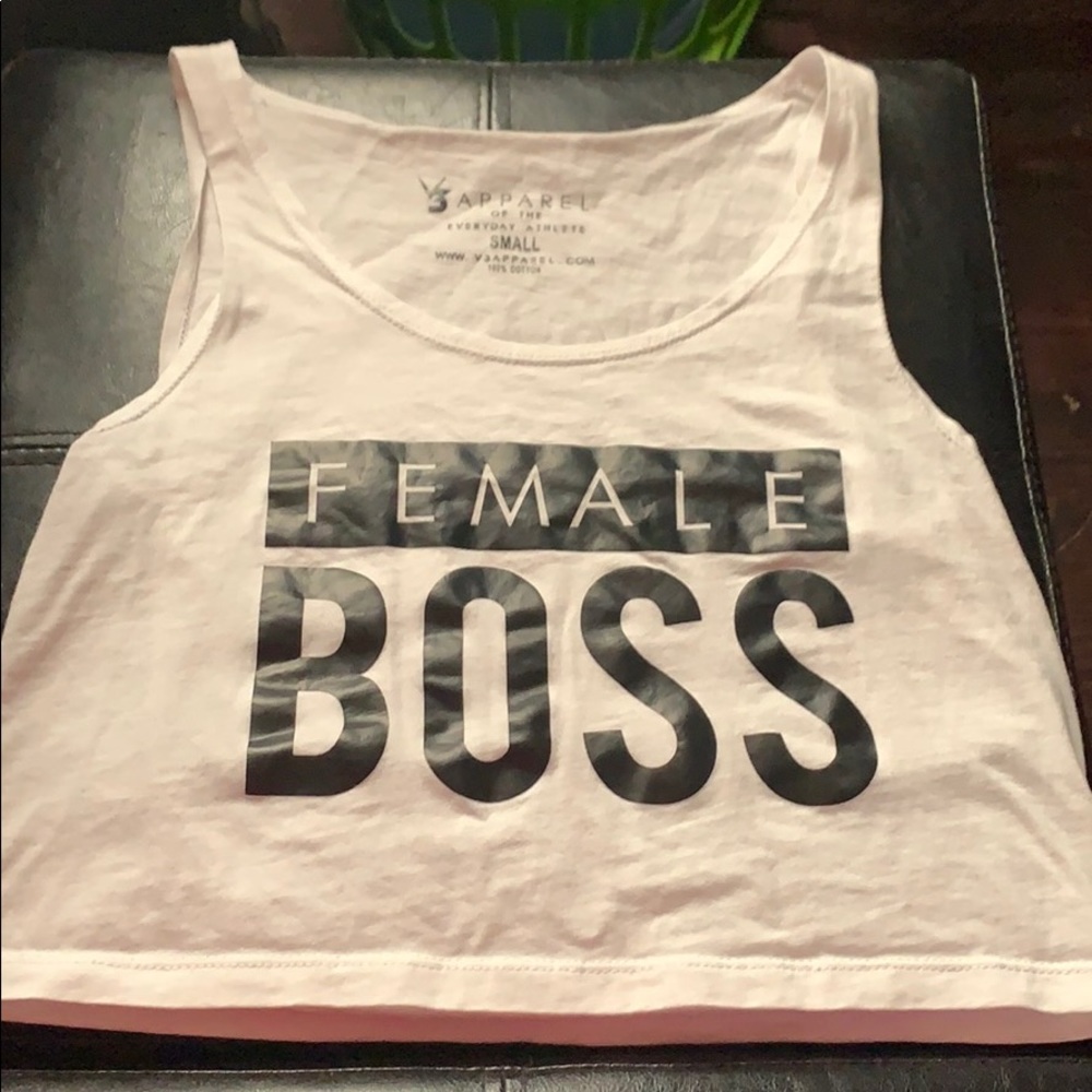 “Female Boss” Crop Top